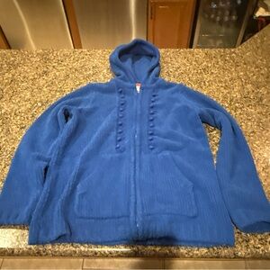 Hanna Andersson  Hooded Zipped Fleece Jacket sweatshirt